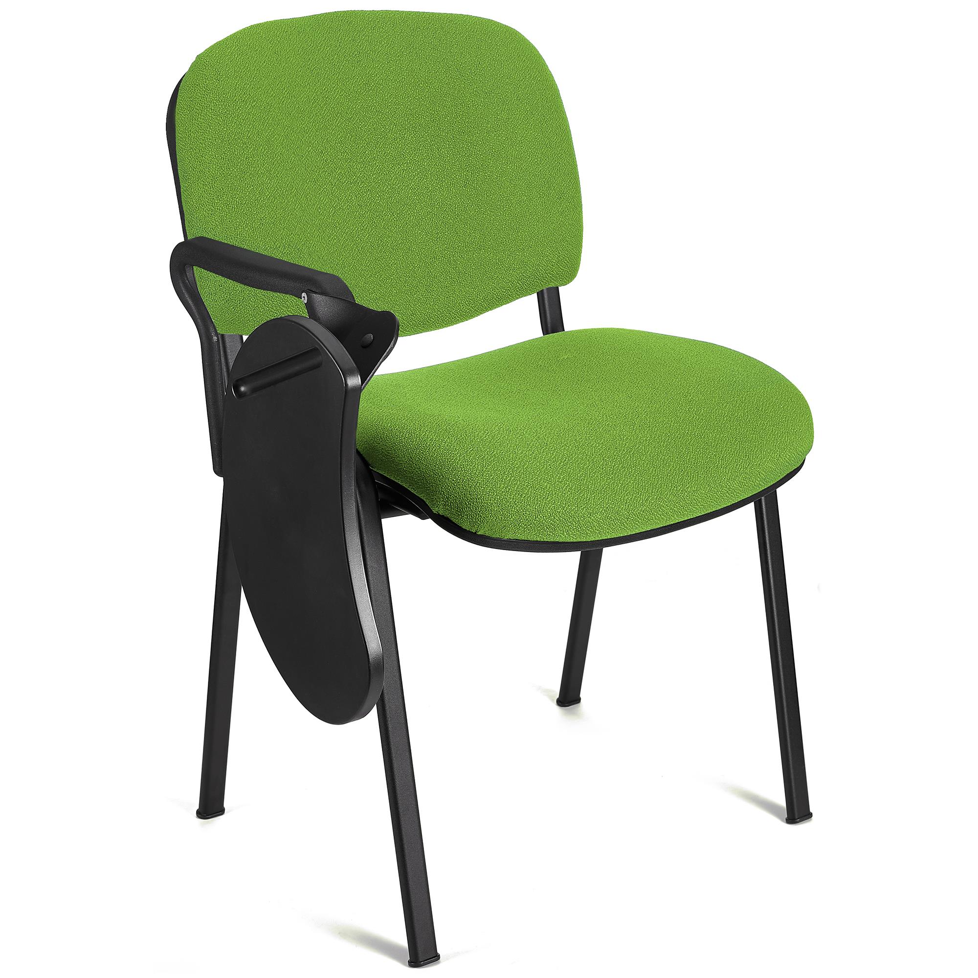 Cadeira de Visitante MOBY com PALMATÓRIA. Preço imbatível! Cor Verde Lima e Patas Pretas