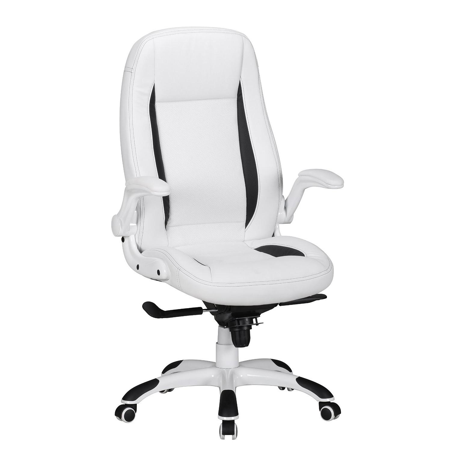 Cadeira MONTREAL, Design Gaming, Pele Sintética, Uso Profissional 8h, Branco