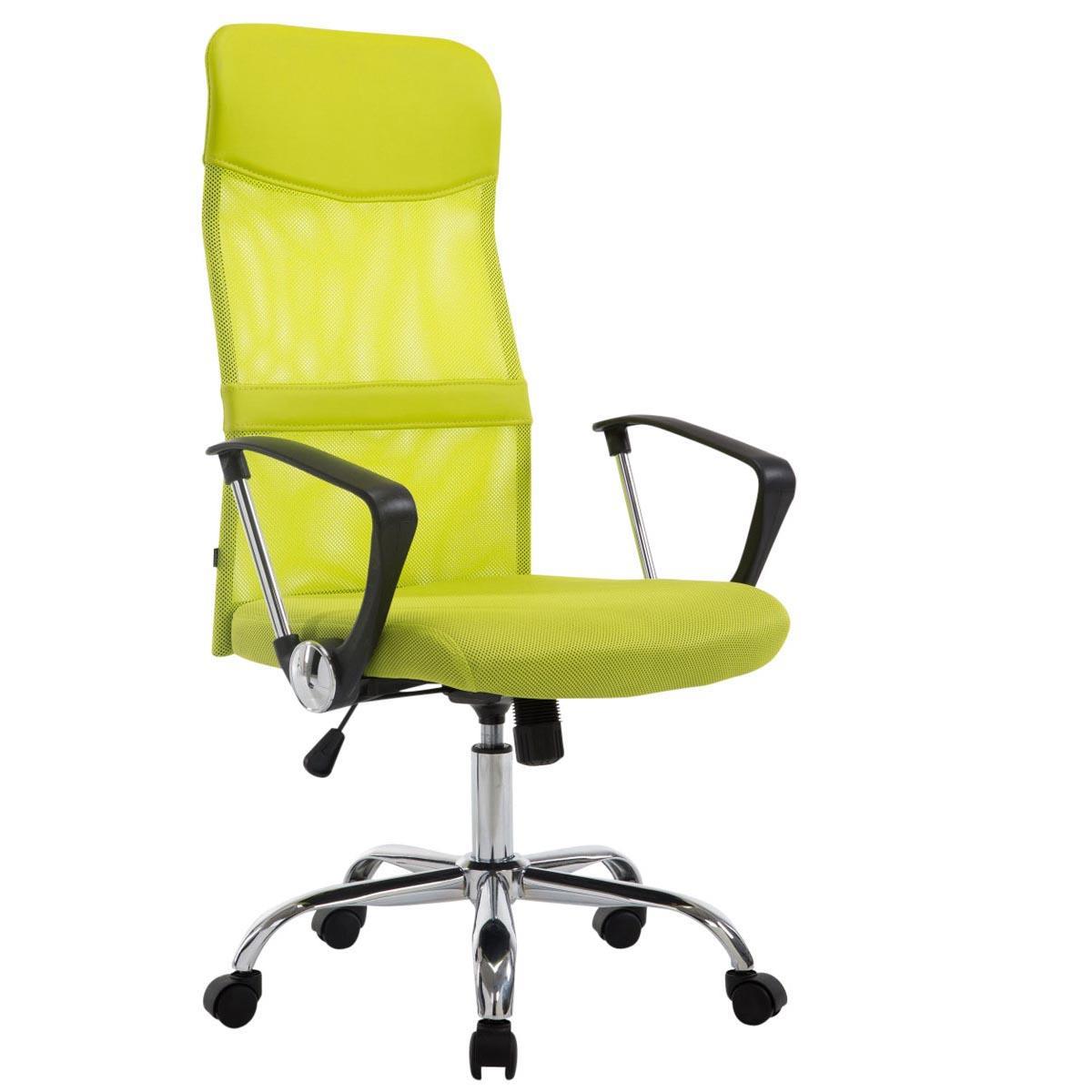 Cadeira de escritório ASPEN XL, Malha respirável, assento acolchoado e até 150 kg, Cor Verde
