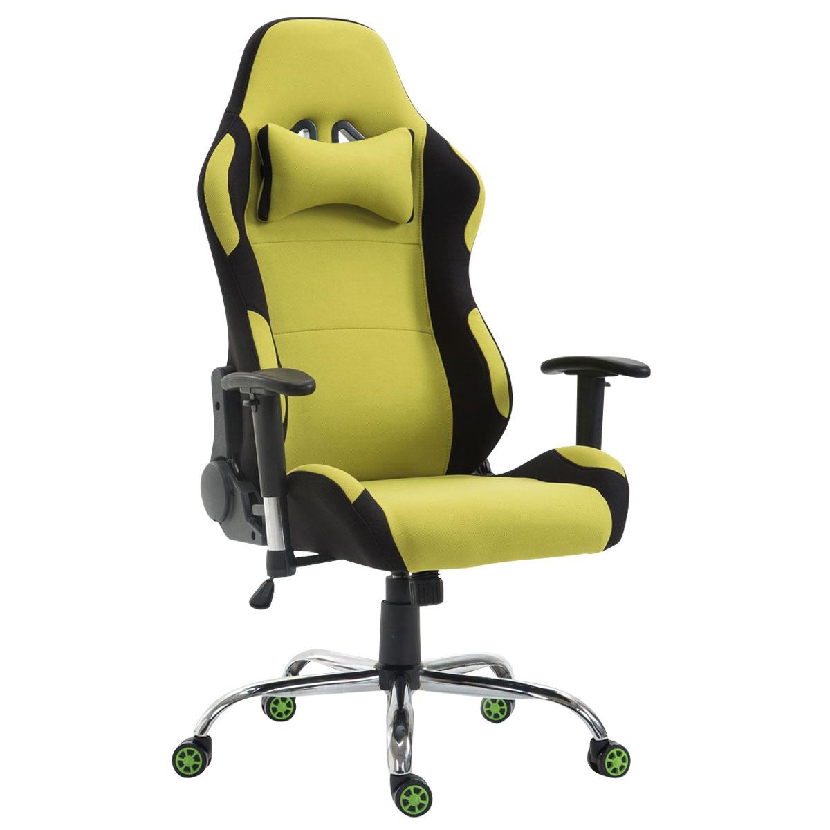 Cadeira Gaming ROSBY PANO, Design Desportivo e Muito Confortável, Cor Verde