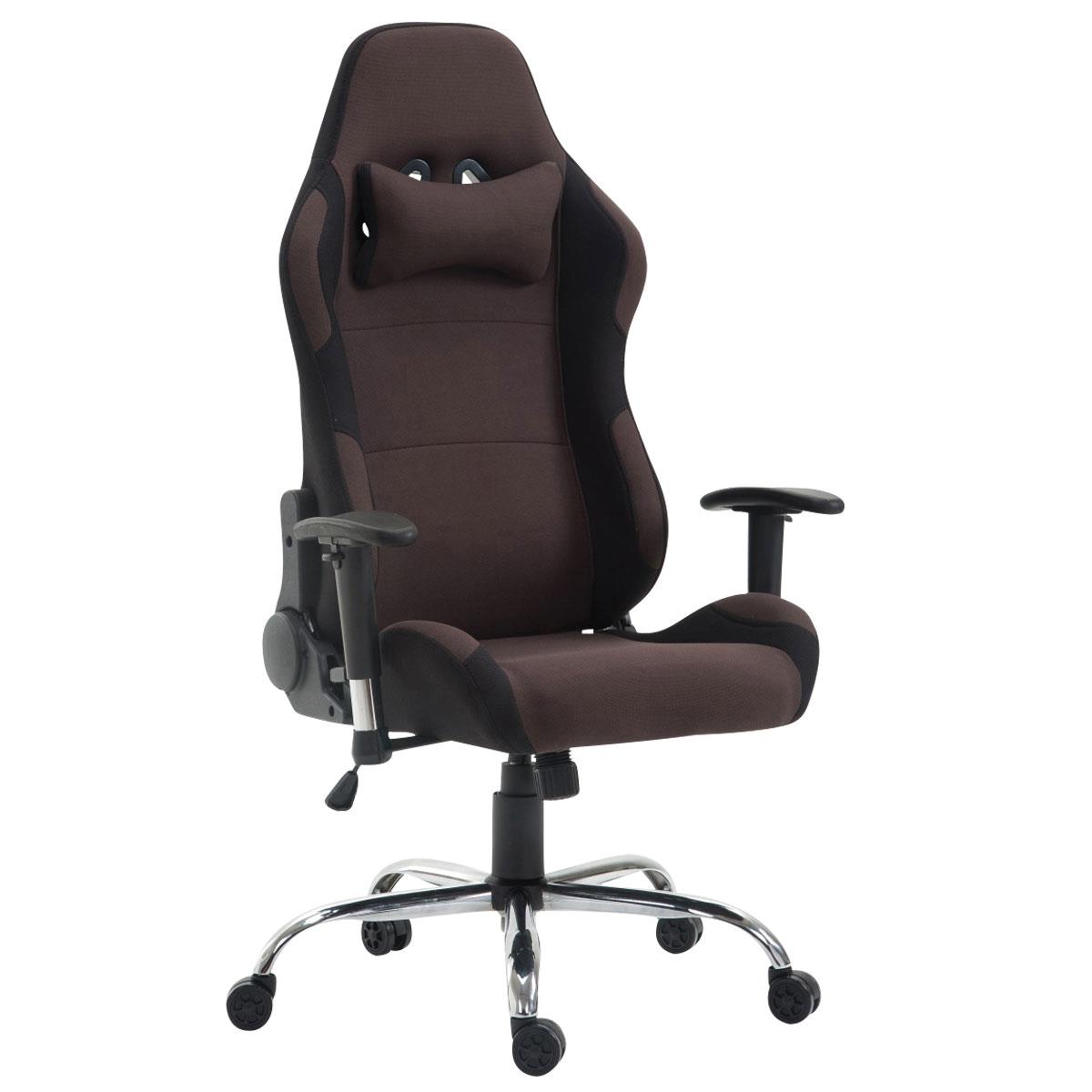 Cadeira Gaming ROSBY PANO, Design Desportivo e Muito Confortável, Cor Castanho
