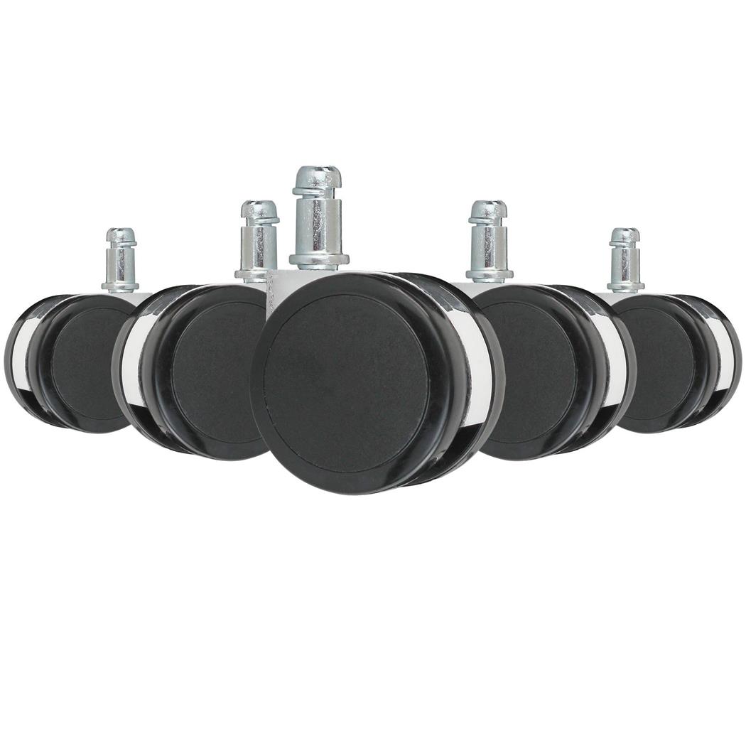 Lote 5 Rodas ROLLER 4, 11x50mm, Design Elegante, Excelente Acabamento, Superfícies Duras