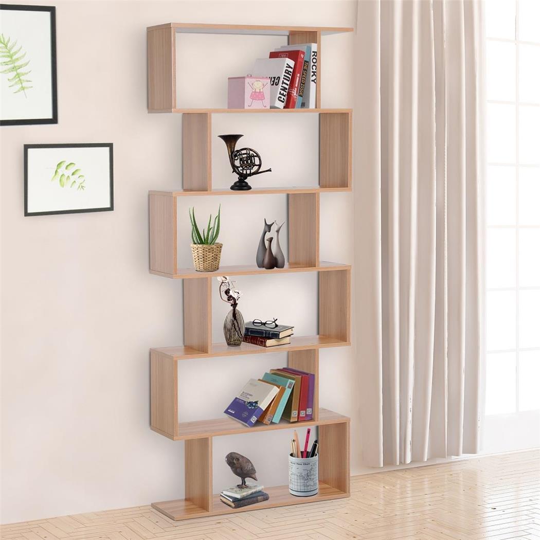 Estante KEDER, Dimensões 80x23x192 cm, Design Elegante, Em Madeira, Cor Castanho