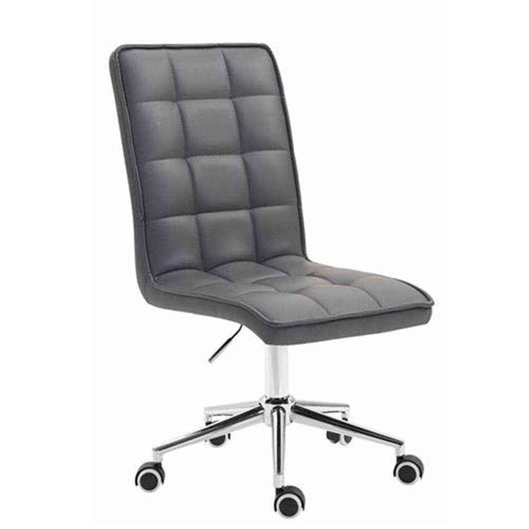 Cadeira de Escritório FIRAS, Design Exclusivo, Altura Ajustável, Cor Cinzento