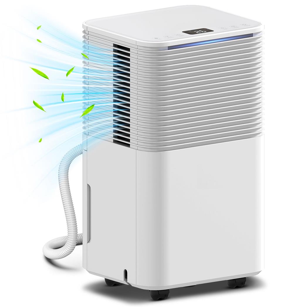 Desumidificador para Escritório CLIMAFIX, Depósito de 2L, 2 Velocidades, Cor Branco