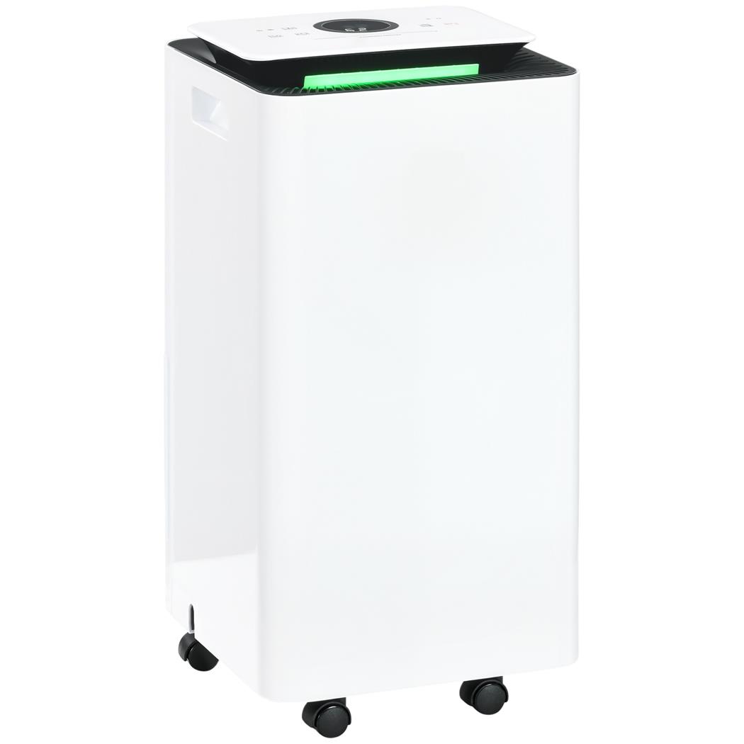 Desumidificador de Escritório TECNA MAX, Depósito de 2,5 L, 2 Velocidades, Cor Branco