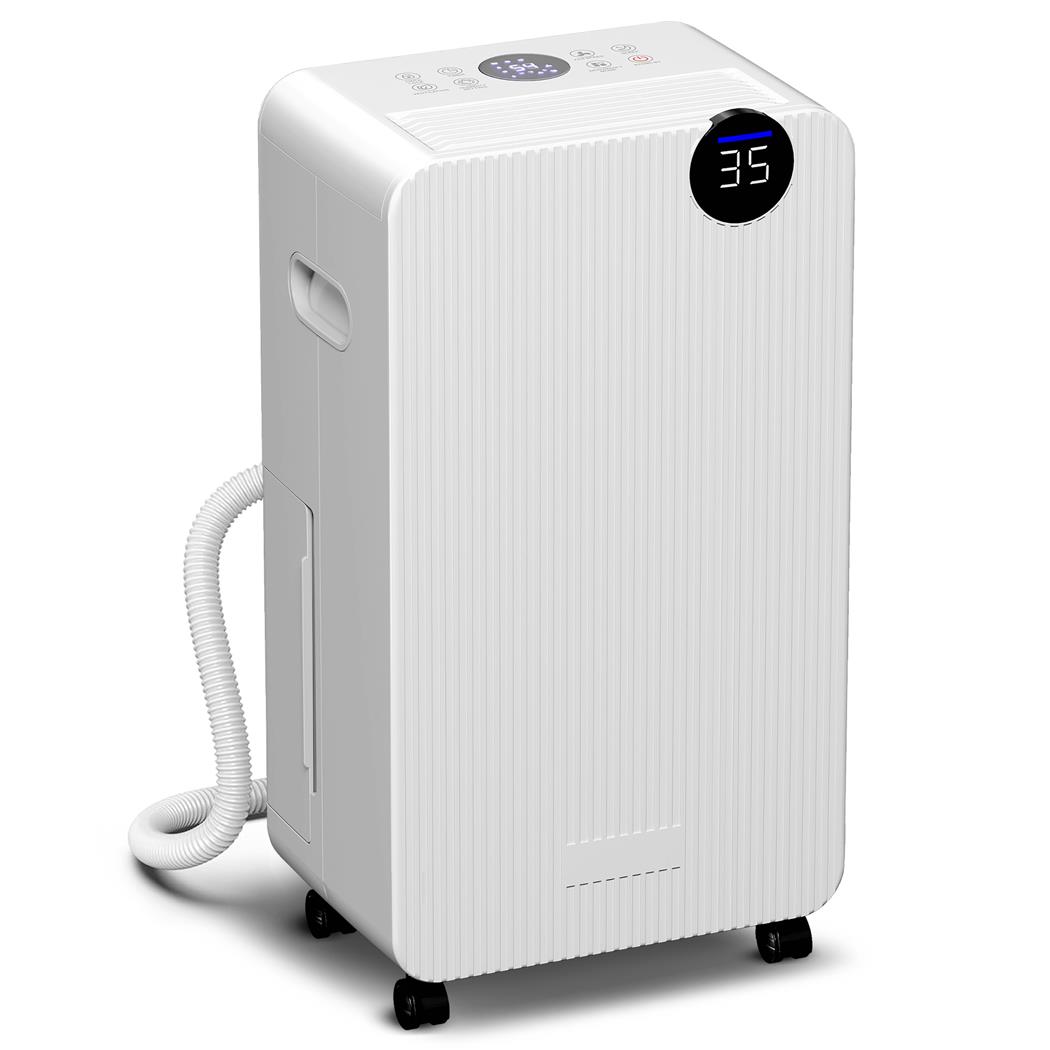 Desumidificador de Escritório AEROSEC, Depósito de 2,1 L, 2 Velocidades, Cor Branco