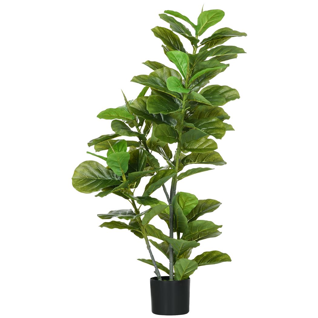 Planta de Escritório STAISY, Ficus com 110 cm de altura, com 90 Folhas, Verde