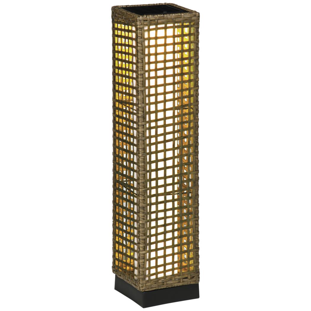 Candeeiro Solar de Escritório NEXO, com Painel de Carregamento, Altura de 69 cm, Cor Castanho