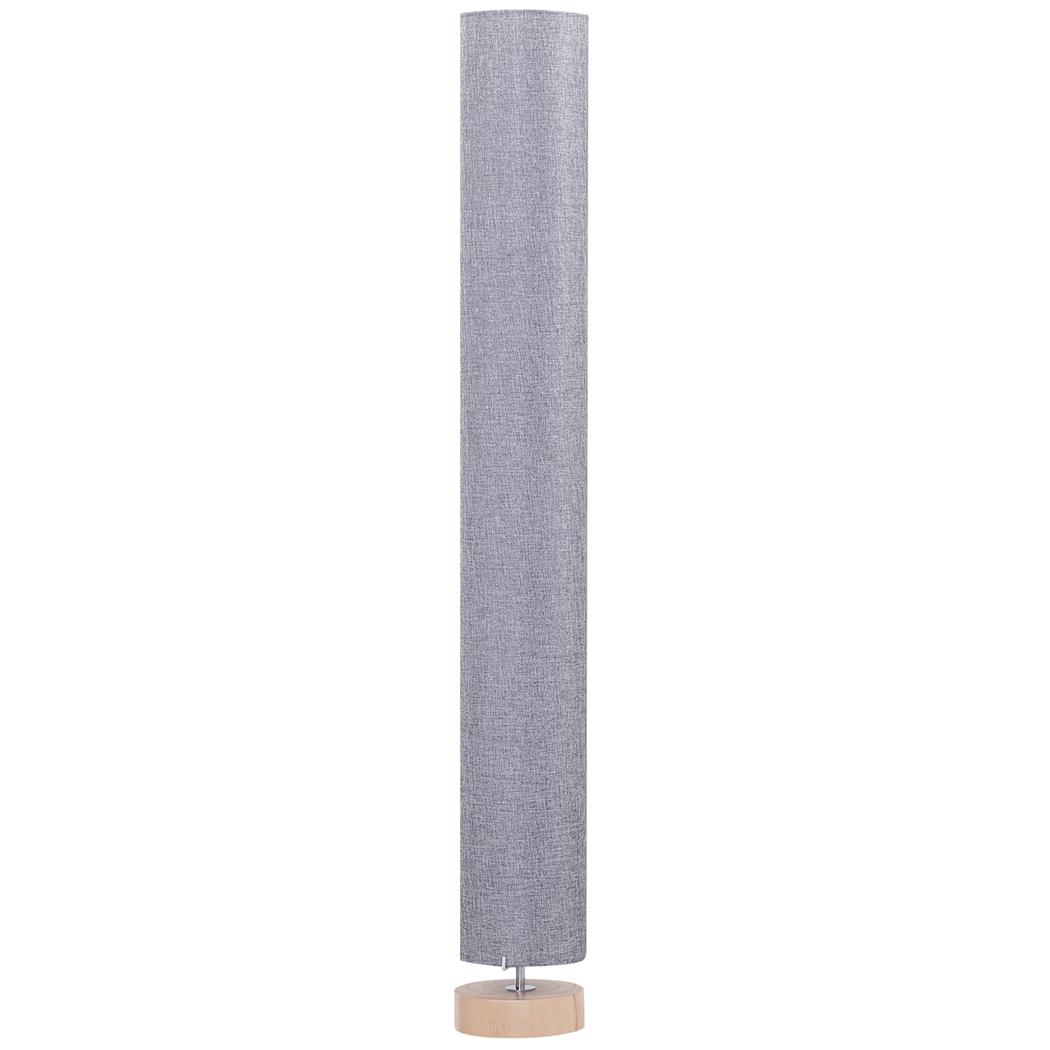 Candeeiro de Escritório AXIS, Design Contemporâneo, Abajur em Tecido, Cor Cinzento