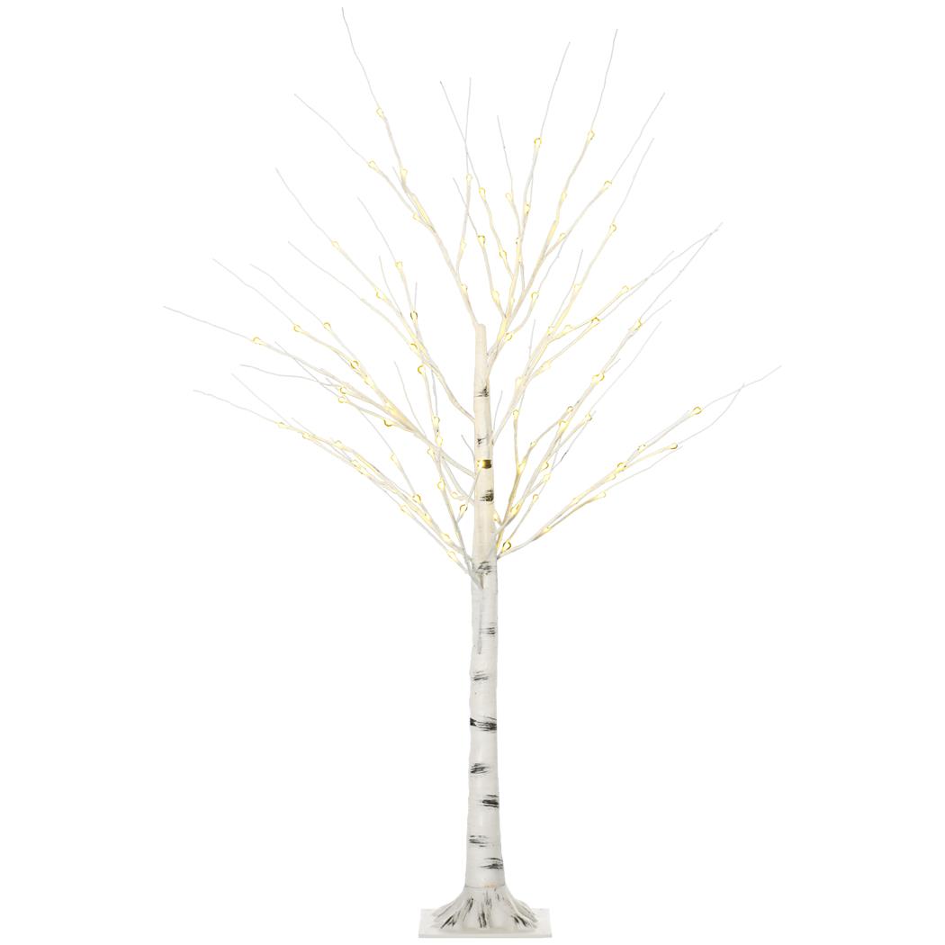 Candeeiro de Escritório ALBA, Design em Forma de Árvore com 12 Ramos, Adequado para Interiores e Exteriores, Cor Branco