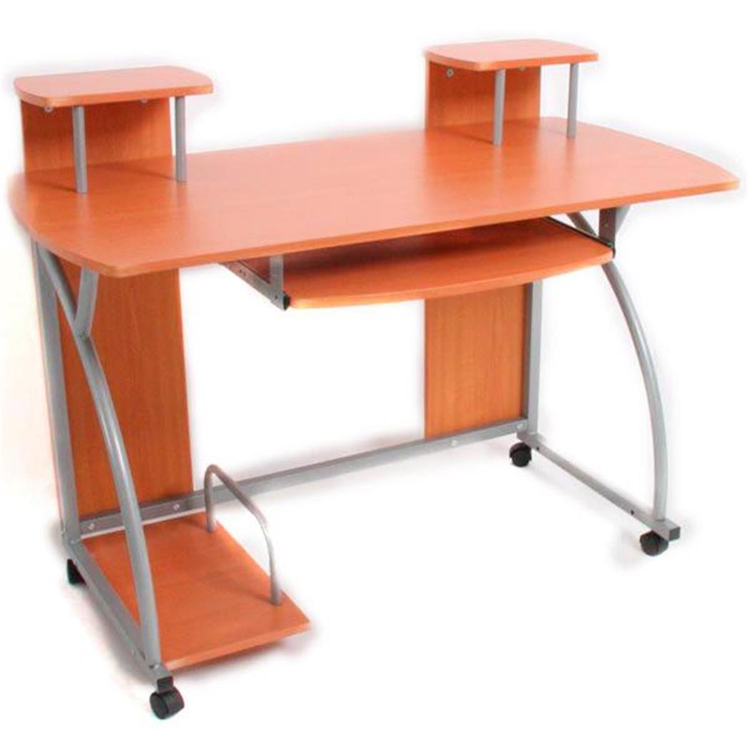 Mesa de Computador OHIO PRO, Com Apoio para Teclado, Dimensões 115x55cm