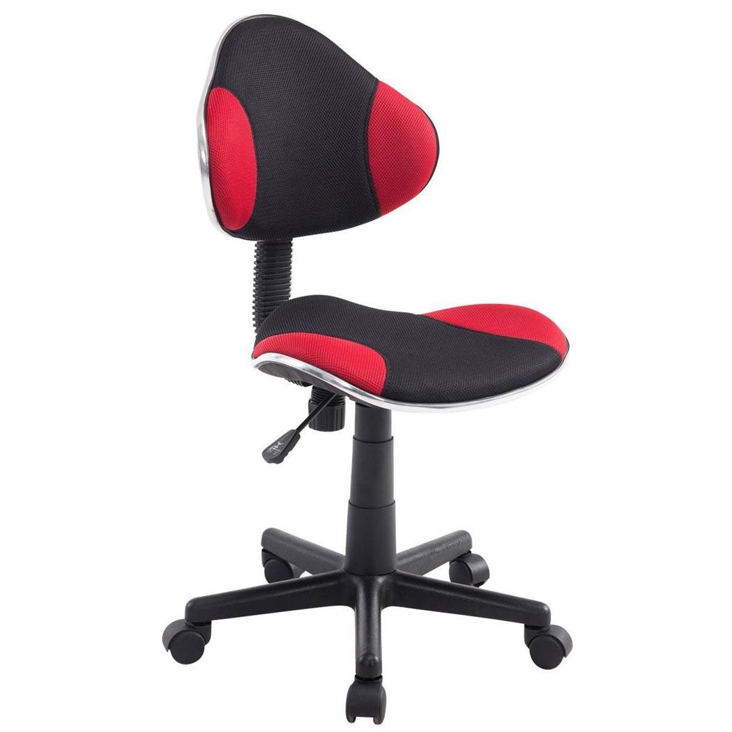 Cadeira Ergonómica BASTER, Máxima Qualidade, Em Malha Respirável, Cor Vermelho