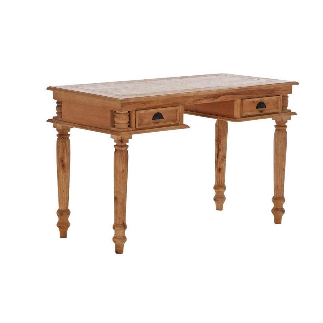 Mesa LUCAS, Estilo Clássico, Dimensões 130x82,5x60cm, Em Madeira Natural