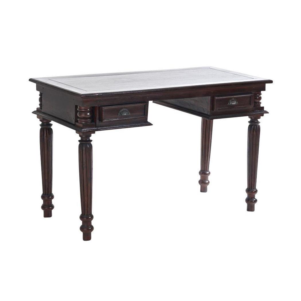 Mesa LUCAS, Estilo Clássico, Dimensões 130x82,5x60cm, Em Madeira, Cor Castanho