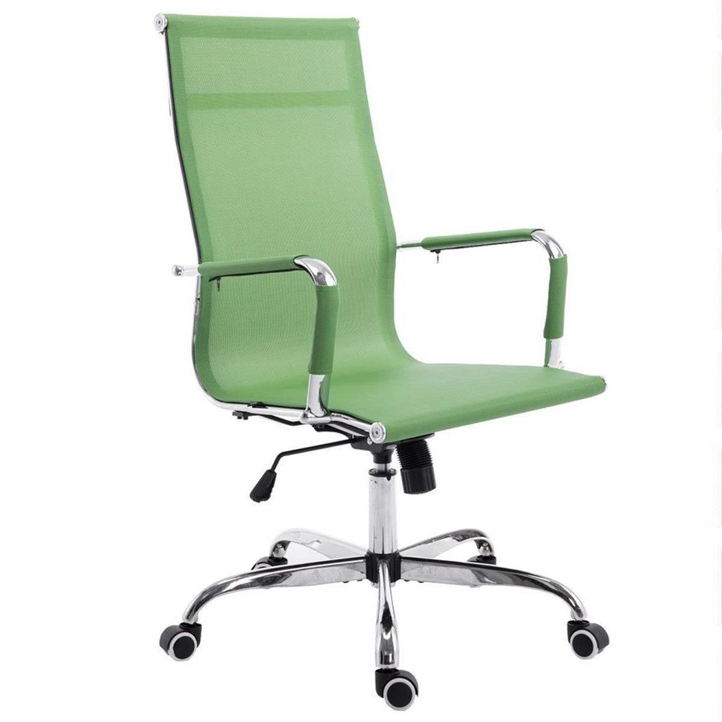 Cadeira de escritório ITALICA, Estrutura Metálica, Bonito Design em Malha Transpirável cor Verde