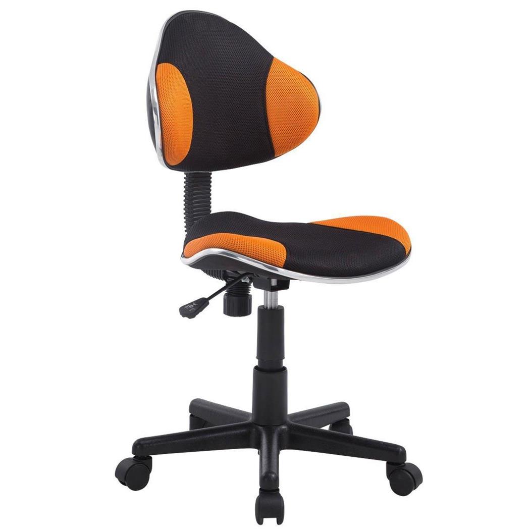 Cadeira Ergonómica BASTER, Máxima Qualidade, Em Malha Respirável, Cor Laranja
