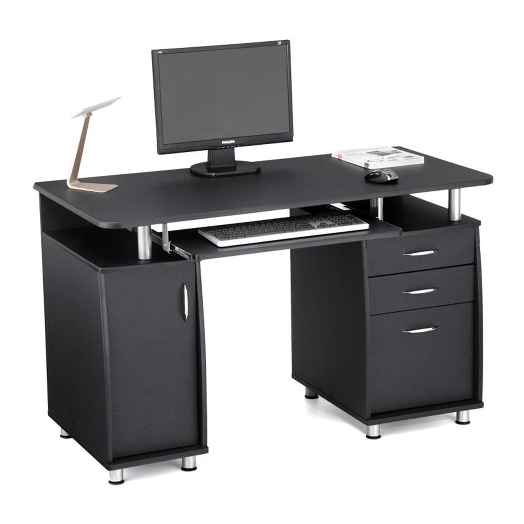 Mesa de Design MOKE, Dimensões 121x60x76cm, Prática, Em Madeira,Cor Preto