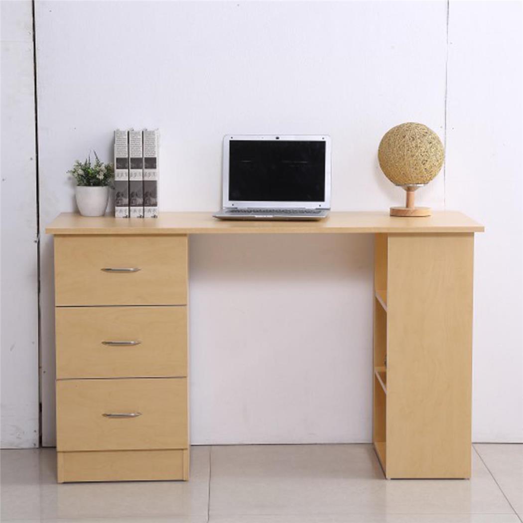 Mesa de Computador LIAM, Dimensões 120x49x72 cm, Em Madeira, Cor Castanho