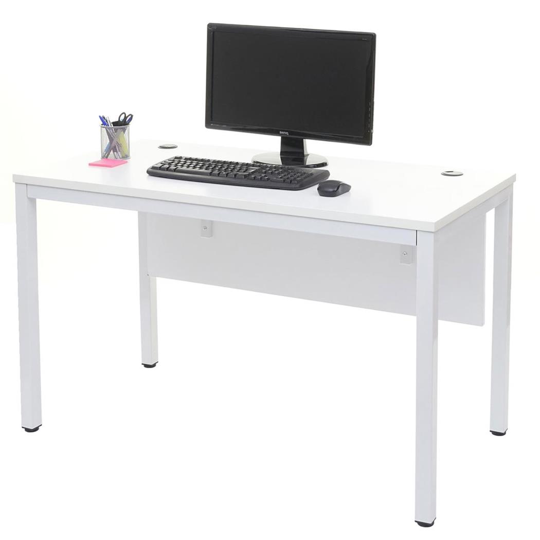 Mesa Para Escritório MESTER, 120x60x76 cm, Estructura Metálica, Em Branco