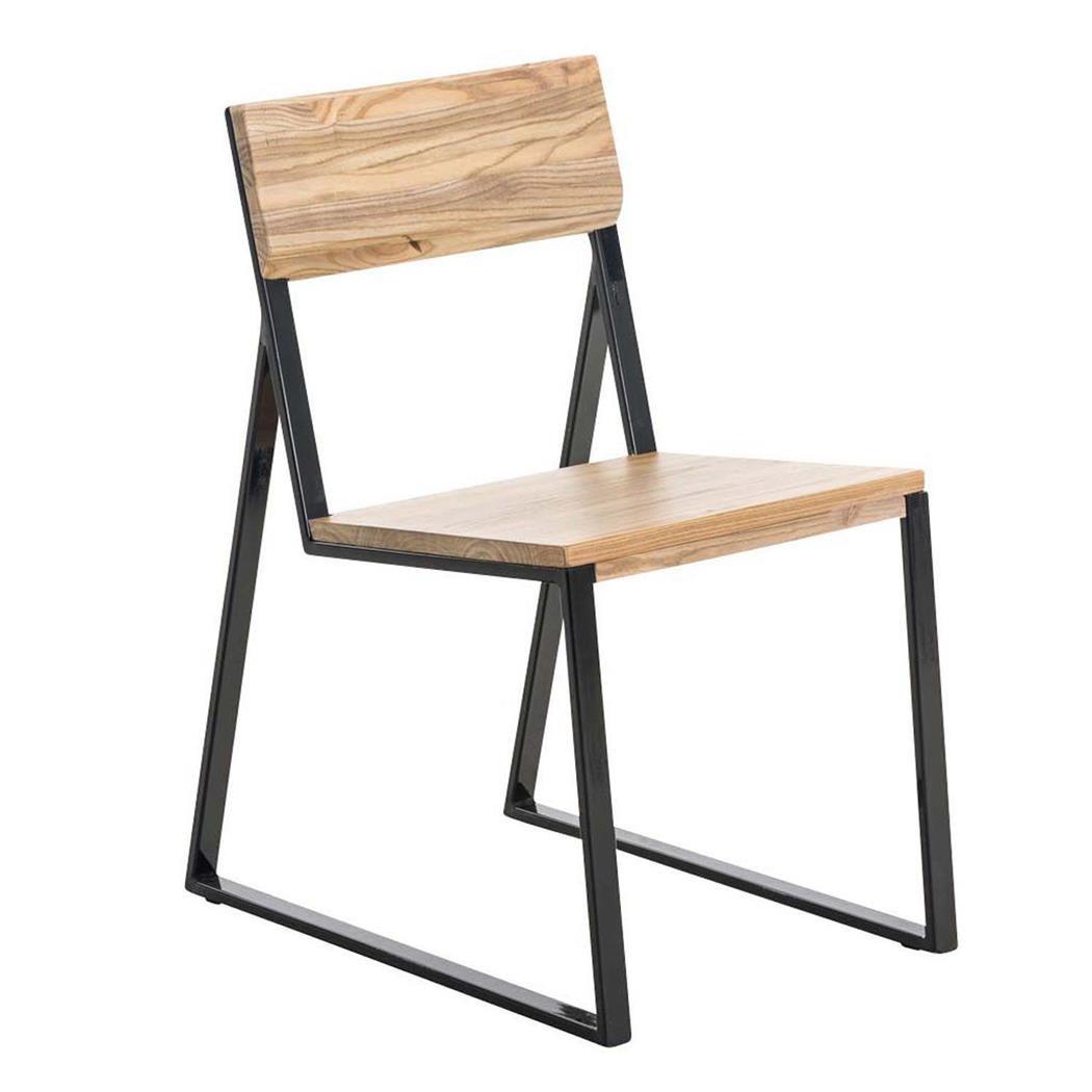Cadeira de Visita TAIWAN, Design Elegante, Fabrico de Madeira, Cor Faia