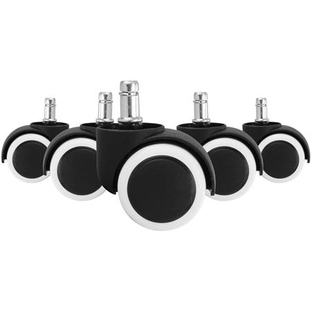 Lote 5 Rodas ROLLER 5, 11x50mm, Máxima Resistência, Apto para Superfícies Duras