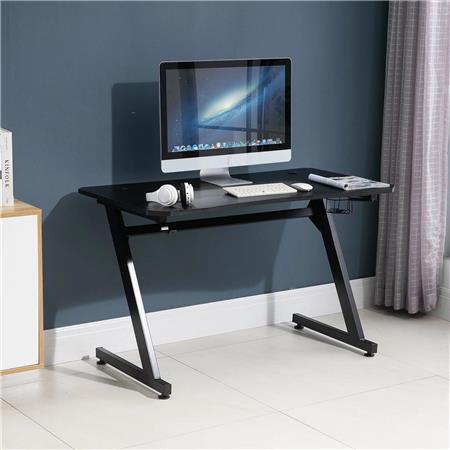 Mesa Computador Gaming PLAYER, 120x65x74,5 cm, Máxima Resistência, Cor Preto
