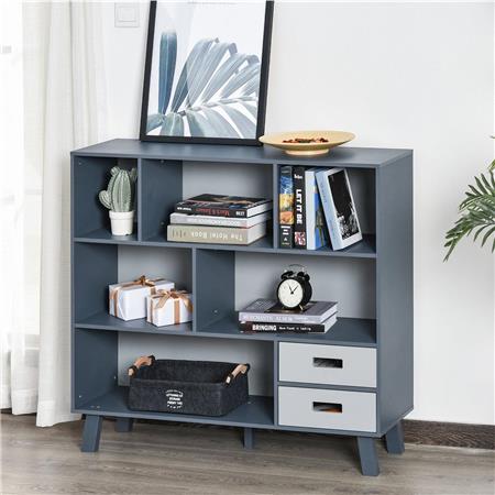 Armário ORLANDO, Ideal Para Arrumação, 105x30x96cm, Fabrico Madeira, Azul