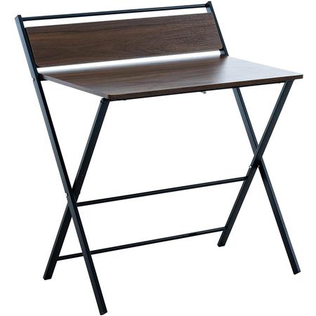 Mesa de Escritório Dobrável FORBY, Dimensões 84x62x93 cm, Metal e Madeira