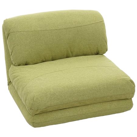 Sofá NANTES, Conversível em cama, Cómodo e Versátil, em Pano cor Verde