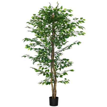 Planta de Escritório VITAL, Altura 180 cm, Ficus Artificial com Vaso Incluido