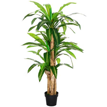Planta de Escritório TAIS, Dracaena com 160 cm de altura, aspeto realista, verde