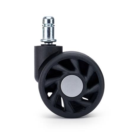 5x Rodas para Cadeiras de Escritório RACE 11x50 mm, Design Moderno, Cor Preto e Cinzento