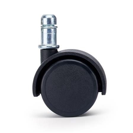 5x Rodas para Cadeiras de Escritório CLASS 11x50 mm, Design Moderno, Cor Preto