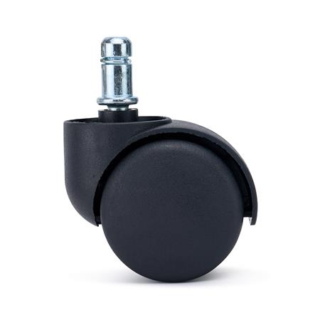 5x Rodas para Cadeiras de Escritório JACK 11x50 mm, Design Moderno, Cor Branco