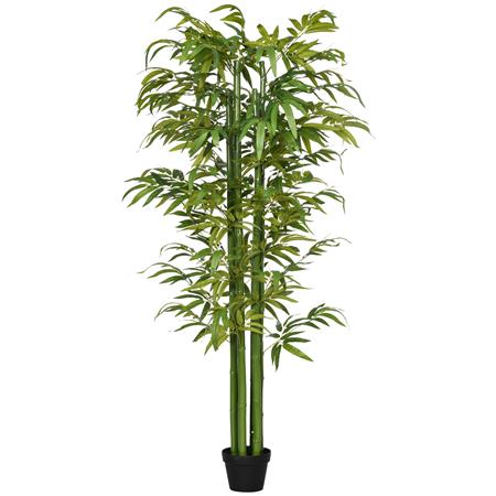 Planta de Escritório IRIS, Bambu com 180 cm de altura, Muito Realista, Cor Verde