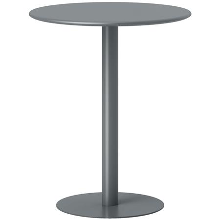 Mesa de Reuniões PRIKA, Adequada para Uso Interior e Exterior, Estrutura de Aço, Cor Cinzento