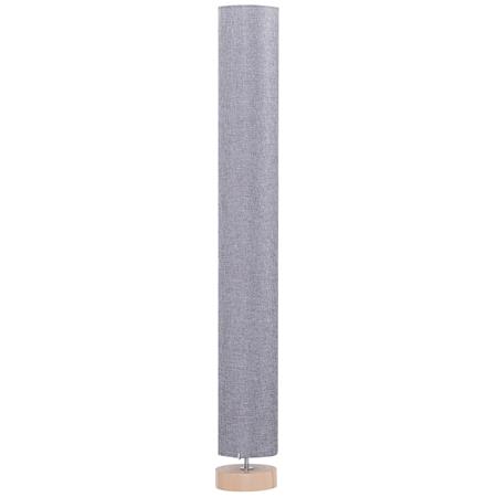 Candeeiro de Escritório AXIS, Design Contemporâneo, Abajur em Tecido, Cor Cinzento