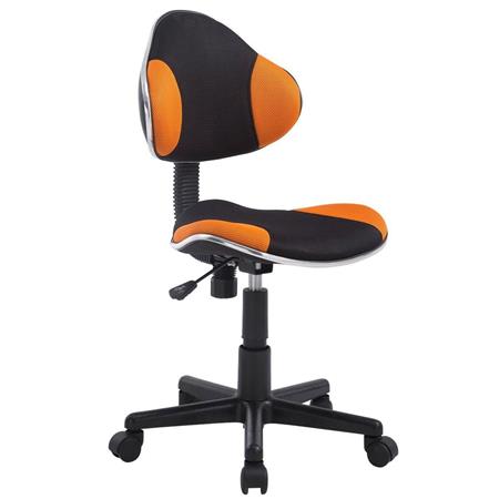 Cadeira Ergonómica BASTER, Máxima Qualidade, Em Malha Respirável, Cor Laranja