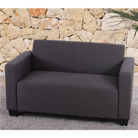 Sofá de 2 lugares RODDY PANO, Design Elegante, Conforto, Cor Preto