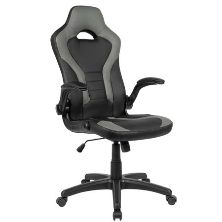 Cadeira Gaming CASIPI, Apoia Braços Dobráveis, Máxima Comodidade, Cor Cinza / Preto