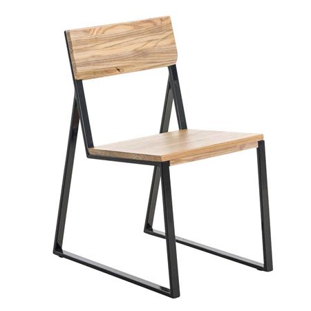 Cadeira de Visita TAIWAN, Design Elegante, Fabrico de Madeira, Cor Faia