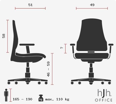 Cadeira de Escritório MILANO 10, Design elegante em Pele Natural, Base Cromada, cor Castanho Café